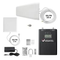Усилитель связи комплект VEGATEL VT3-900L-kit (дом, LED)