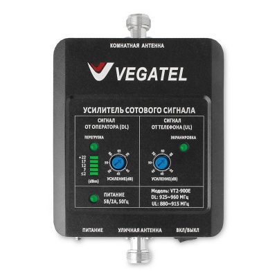 Комплект VEGATEL VT2-900E-kit (дом, LED) рептер